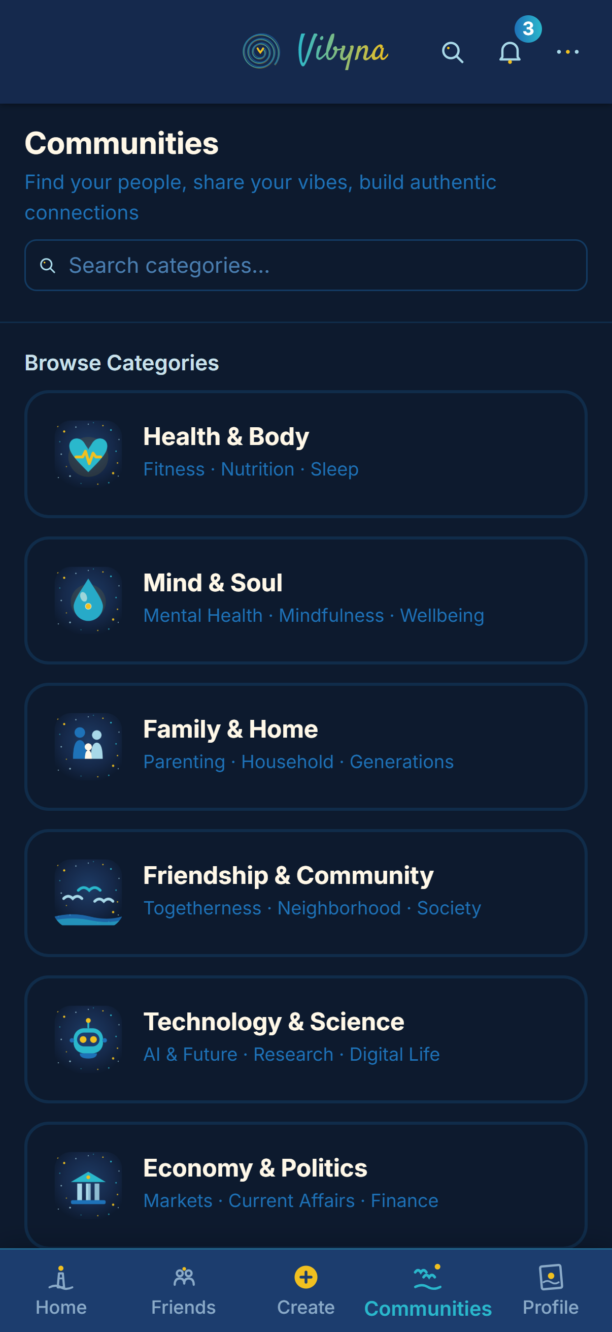 Vibyna Communities